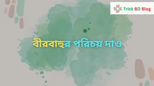 বীরবাহুর পরিচয় দাও