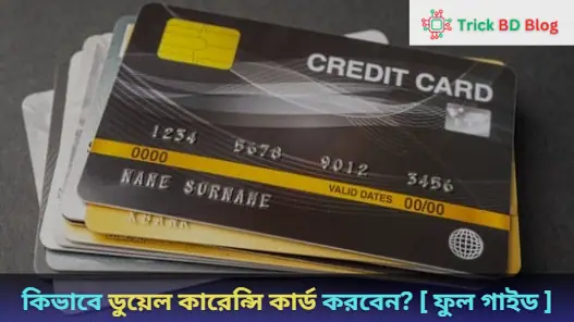 কিভাবে ডুয়েল কারেন্সি কার্ড করবেন? [ ফুল গাইড ]