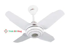 Vision Super Ceiling Fan 24" White আজকের দাম কত টাকা ২০২৪?
