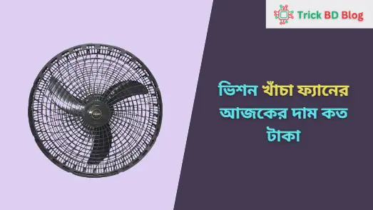 ভিশন খাঁচা ফ্যানের আজকের দাম কত টাকা