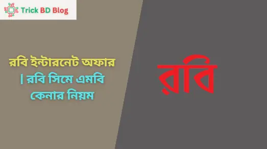 রবি ইন্টারনেট অফার ২০২৫ | রবি সিমে এমবি কেনার নিয়ম