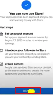 ফেসবুক স্টার সেট আপ করার নিয়ম বা পদ্ধতি