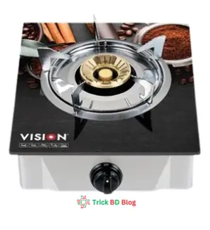VISION LPG Single Glass Gas Stove Chocolate 3D দাম কত টাকা ২০২৬?