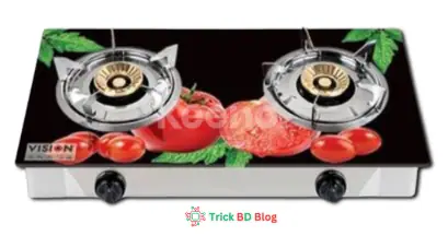 VISION NG Double Glass Gas Stove Tomatino 3D আজকের দাম কত টাকা ২০২৬?