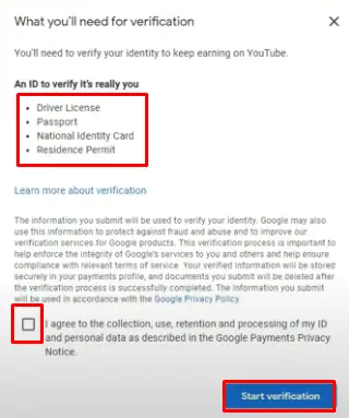 Adsense Identity verification করার নিয়ম