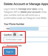 টেলিগ্রাম একাউন্ট ডিলিট করার নিয়ম