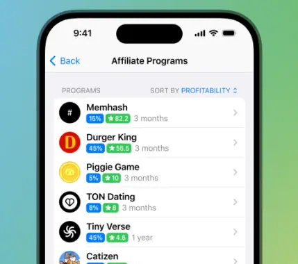 Telegram Affiliate Programs