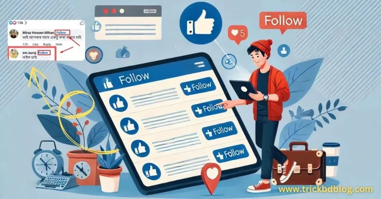 ফেসবুকে কমেন্টের পাশে ফলো বাটন যুক্ত করার নিয়ম