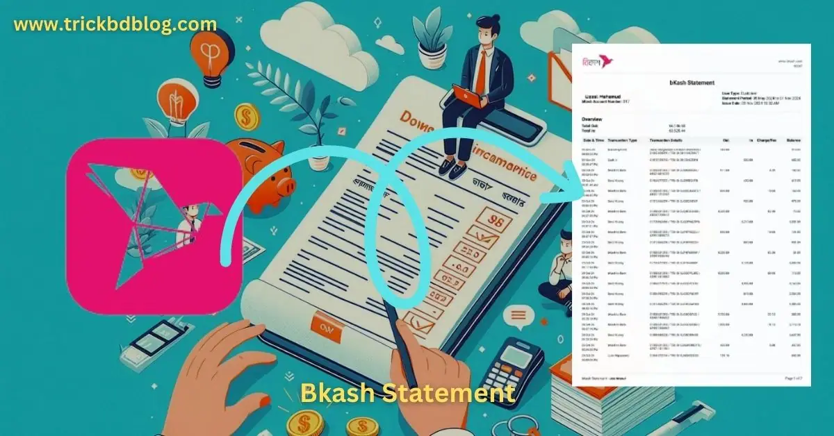 বিকাশ লেনদেন স্টেটমেন্ট দেখার নিয়ম | Bkash Account Statement Download