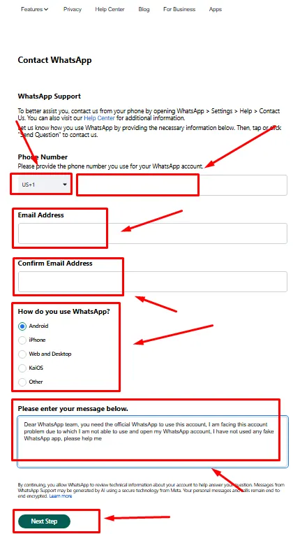 You need the official whatsapp to log in সমস্যা সমাধান করার নিয়ম