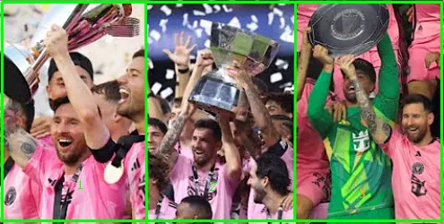 ইন্টার মায়ামি (INTER MIAMI) হয়ে লিওনেল মেসি কতটি ট্রফি কত কত সালে জিতেছেন?