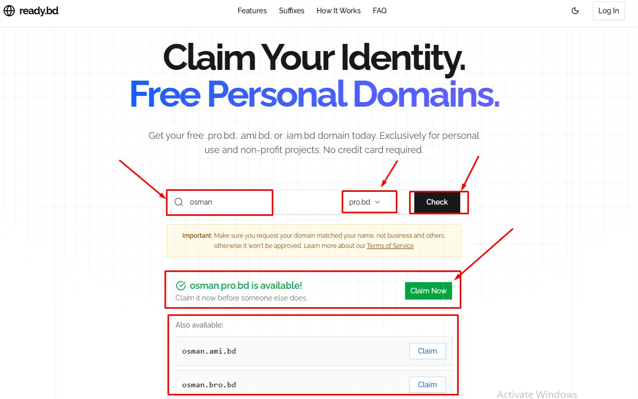 কিভাবে ফ্রিতে ১ বছরের জন্য টপ লেভেল সাবডোমেইন .pro.bd, bro.bd, apu.bd, iam.bd রেজিস্ট্রেশন করবেন?