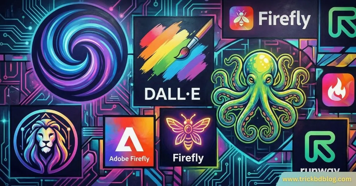 কিভাবে এআই ব্যবহার করে ঘণ্টার কাজ মিনিটে করবেন? দেখে নিন ৮০+ টুল🔥, Famous Image Generator Ai tools