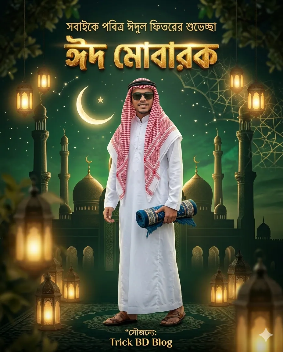নিজের ছবি দিয়ে ঈদ মোবারক পিকচার এডিট করার ১০টি এআই প্রম্পট