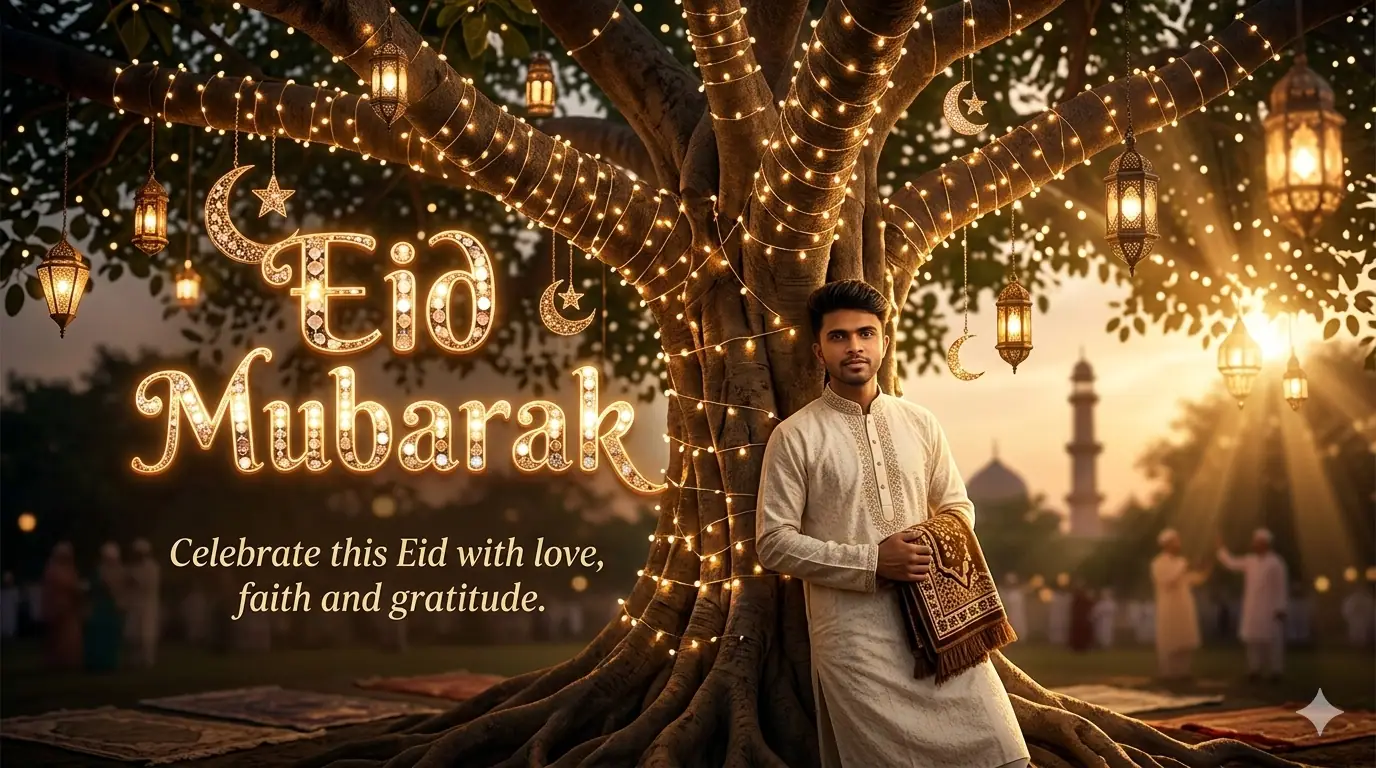 নিজের ছবি দিয়ে ঈদ মোবারক পিকচার এডিট করার ১০টি এআই প্রম্পট