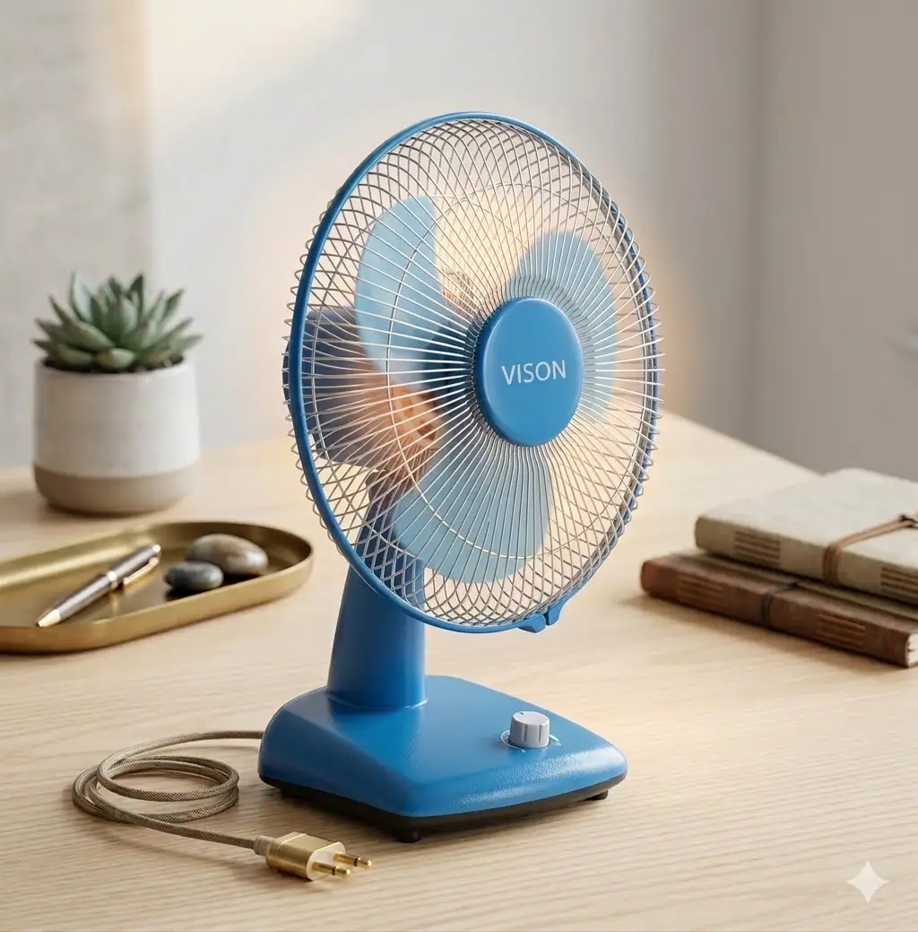 VISION DC Table Fan -12" এই চার্জার ফ্যানটির বাংলাদেশে দাম কত?