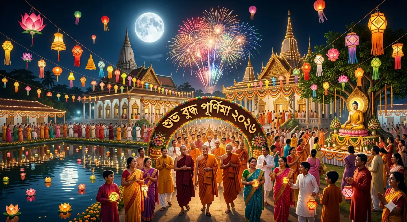 বুদ্ধ পূর্ণিমা ২০২৬: সেরা ১৫টি Buddha Purnima AI Prompts যা আপনার সোশ্যাল মিডিয়া পোস্টকে করবে আকর্ষণীয় । এআই দিয়ে বুদ্ধ পূর্ণিমার সেরা ১৫টি ইমেজ তৈরি করার প্রম্পট ছবি সহ। বৌদ্ধ পূর্ণিমা শুভেচ্ছা ছবি