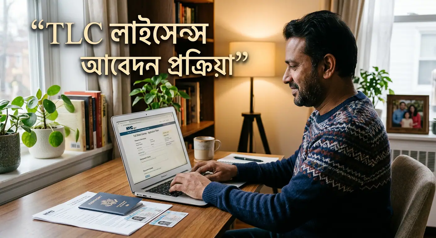 TLC ড্রাইভার লাইসেন্স করার নিয়ম (স্টেপ বাই স্টেপ গাইড), নিউ ইয়র্কে TLC ড্রাইভার লাইসেন্স করার সহজ গাইড (২০২৬ আপডেট)