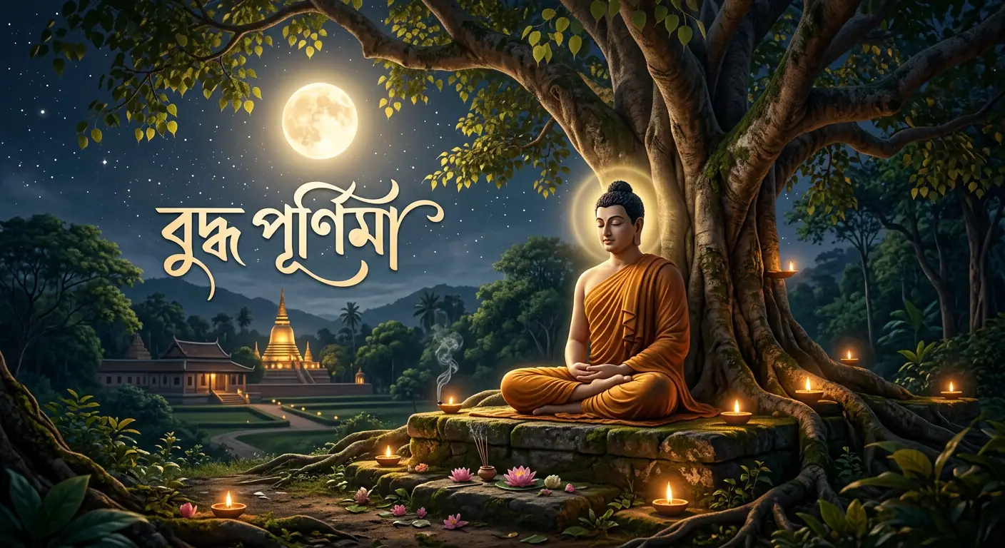 বুদ্ধ পূর্ণিমা ২০২৬: সেরা ১৫টি Buddha Purnima AI Prompts যা আপনার সোশ্যাল মিডিয়া পোস্টকে করবে আকর্ষণীয় । এআই দিয়ে বুদ্ধ পূর্ণিমার সেরা ১৫টি ইমেজ তৈরি করার প্রম্পট ছবি সহ। বৌদ্ধ পূর্ণিমা শুভেচ্ছা ছবি