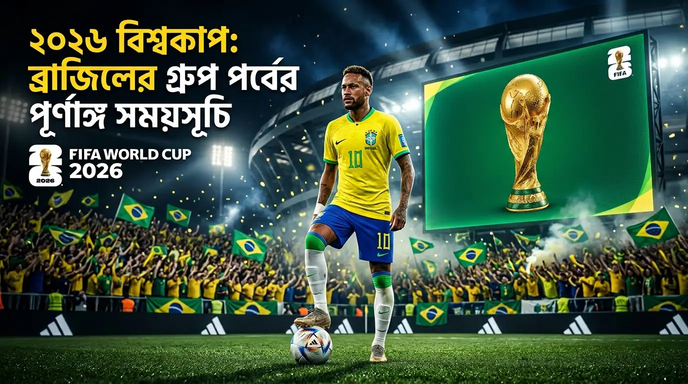 ২০২৬ ফিফা বিশ্বকাপ: ব্রাজিলের গ্রুপ পর্বের সকল ম্যাচের পূর্ণাঙ্গ সময়সূচি, ২০২৬ ফিফা বিশ্বকাপ ফুটবল খেলায় Group C এর সকল ম্যাচগুলোর সময়সূচী