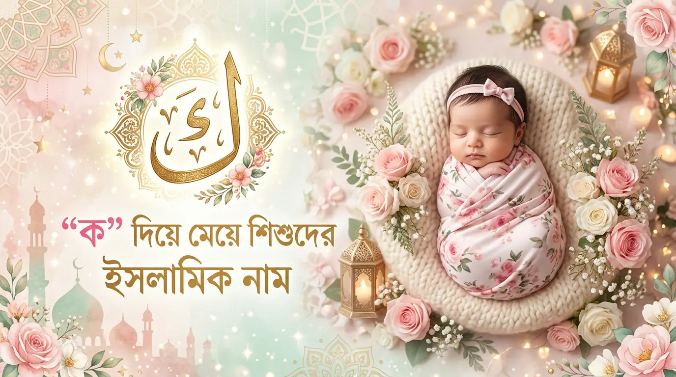 "ক" দিয়ে ছেলে ও মেয়ে শিশুদের অর্থসহ ১৫০০+ ইসলামিক নাম: (বাংলা, ইংরেজি ও আরবিতে) । "ক" অক্ষর দিয়ে মেয়ে শিশুদের ইসলামিক নামের তালিকা