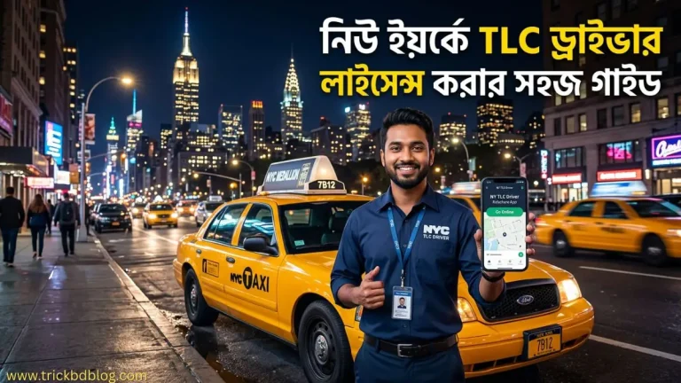 নিউ ইয়র্কে TLC ড্রাইভার লাইসেন্স করার সহজ গাইড (২০২৬ আপডেট)। TLC ড্রাইভার লাইসেন্স করার জন্য প্রাথমিকভাবে কি কি যোগ্যতা যাচাই করা হয়?। TLC ড্রাইভার লাইসেন্স করার নিয়ম (স্টেপ বাই স্টেপ গাইড)। TLC ড্রাইভার লাইসেন্স করতে কোথায় কত টাকা খরচ হবে?