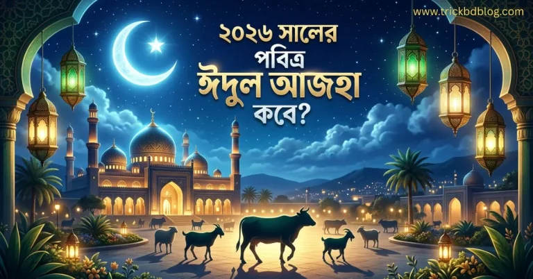 ২০২৬ সালের পবিত্র ঈদুল আজহা কবে? জেনে নিন বাংলা, ইংরেজি ও আরবি তারিখ। ২০২৬ সালের ঈদুল আজহা কবে? (Eid-al-Adha 2026 Date)